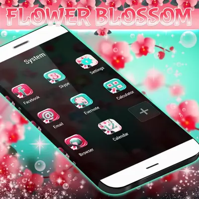 Flower Blossom ZERO Launcher android App screenshot 0